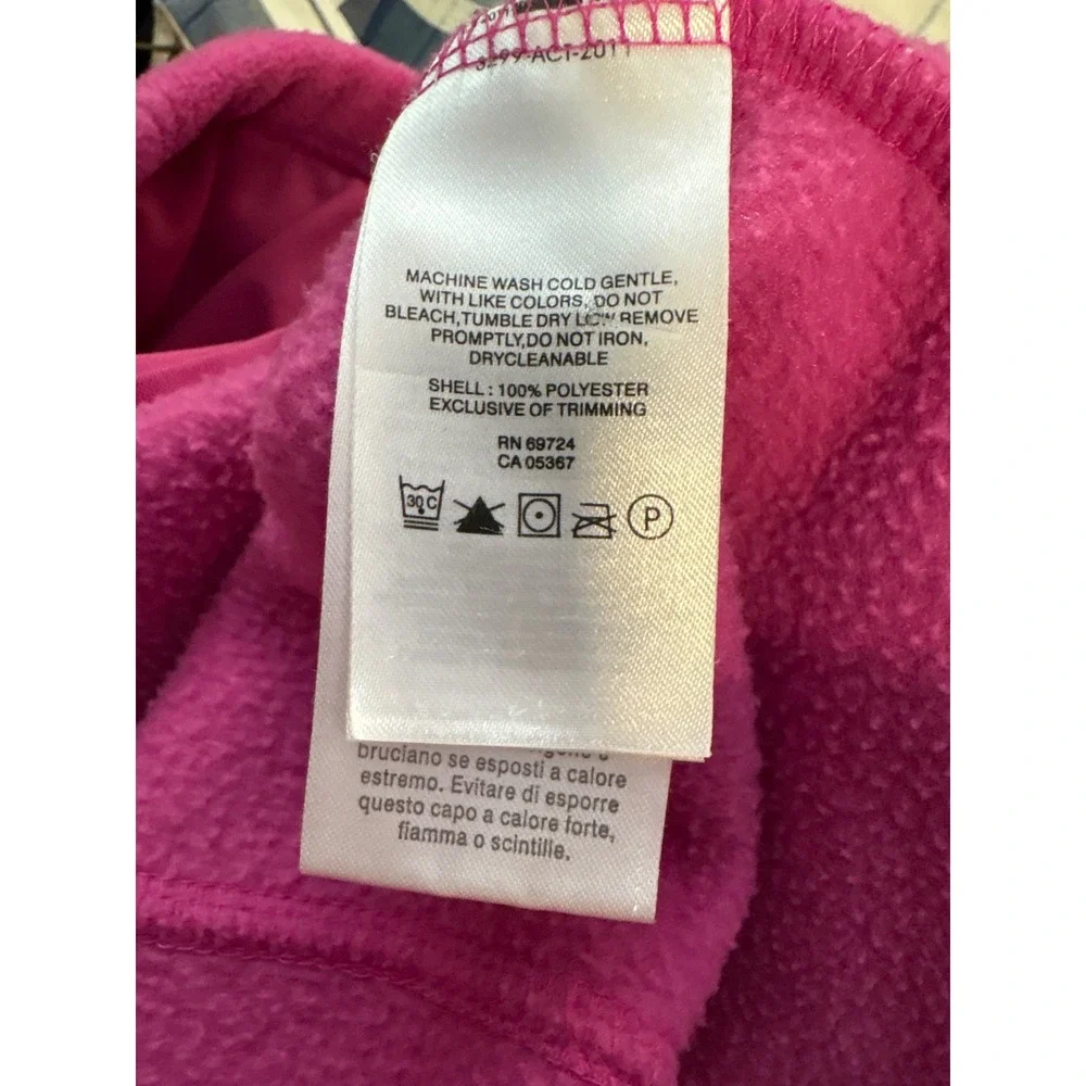 Columbia Womens XL Benton Springs Full Zip Fleece Jacket Magenta Pink XL6445